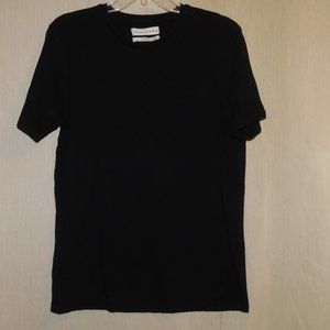 Essentials Zara Basic Black Tee Shirt Size Large